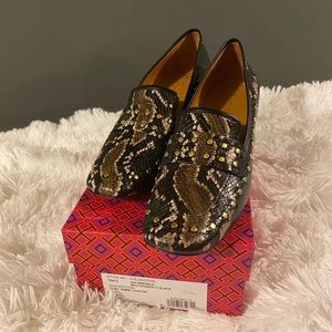 Tory Burch block heel loafer